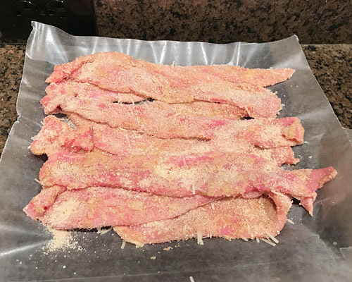 Breaded veal for veal parmigiana [Nov 2020]